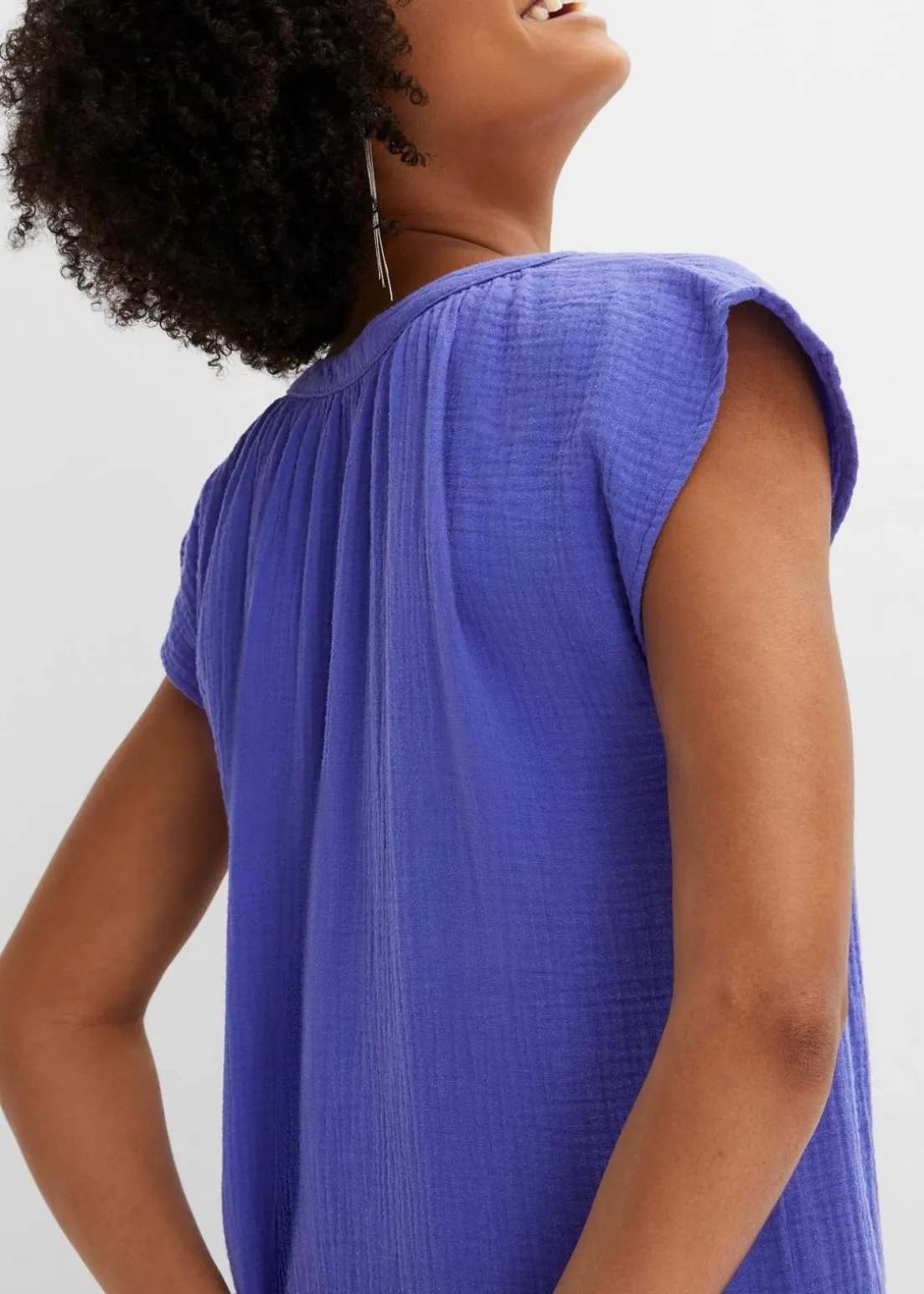 Minikleid aus reiner Baumwolle