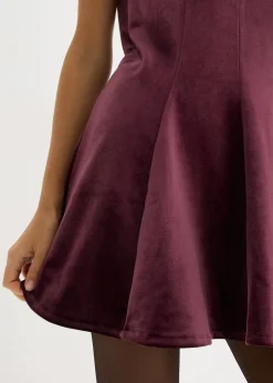 Minikleid aus softem Samt