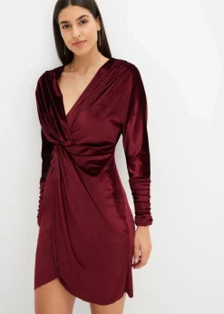 Minikleid aus softem Samt