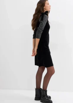 Minikleid aus softem Samt