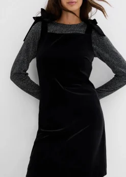 Minikleid aus softem Samt