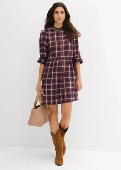 Minikleid aus softer Viskose