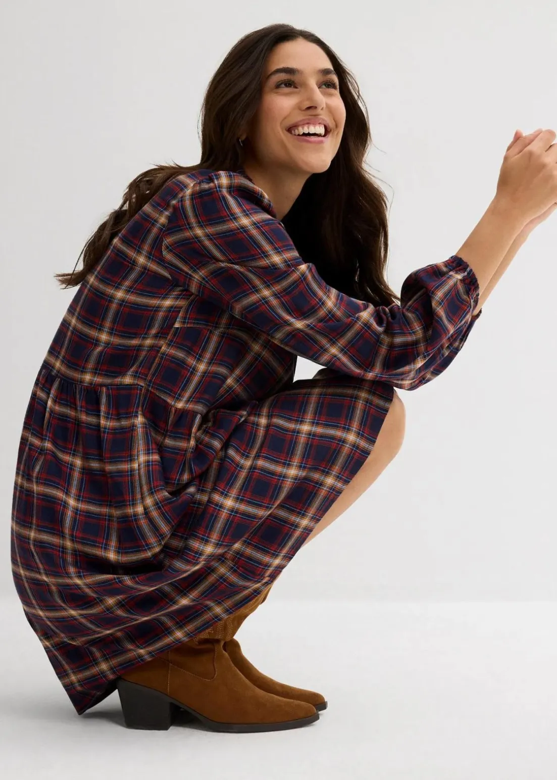 Minikleid aus softer Viskose