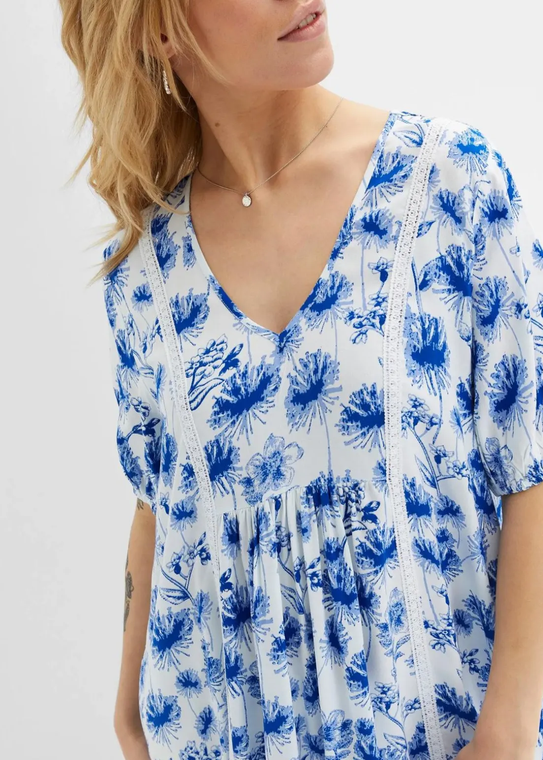 Minikleid aus Viskose