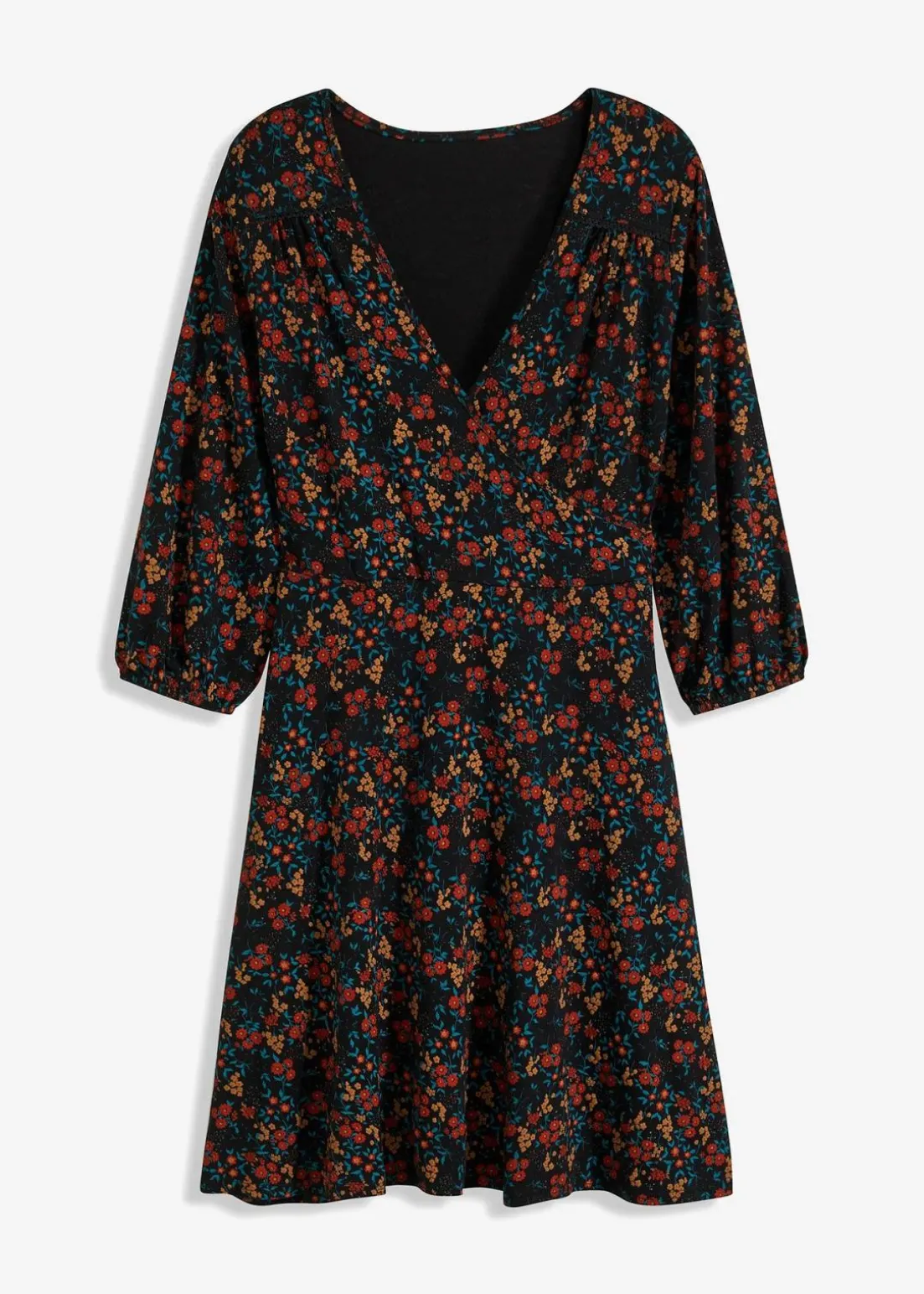 Minikleid aus Viskose-Mix