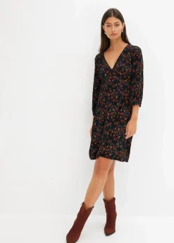 Minikleid aus Viskose-Mix