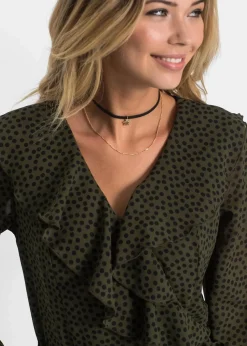 Minikleid in Wickeloptik