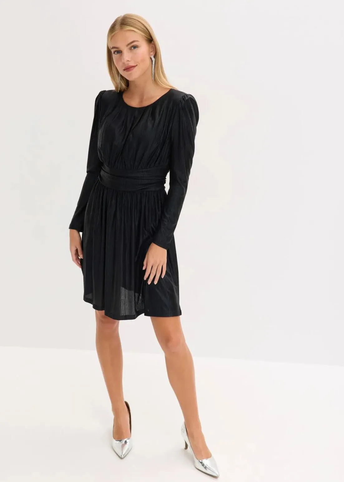 Minikleid mit Glitzer