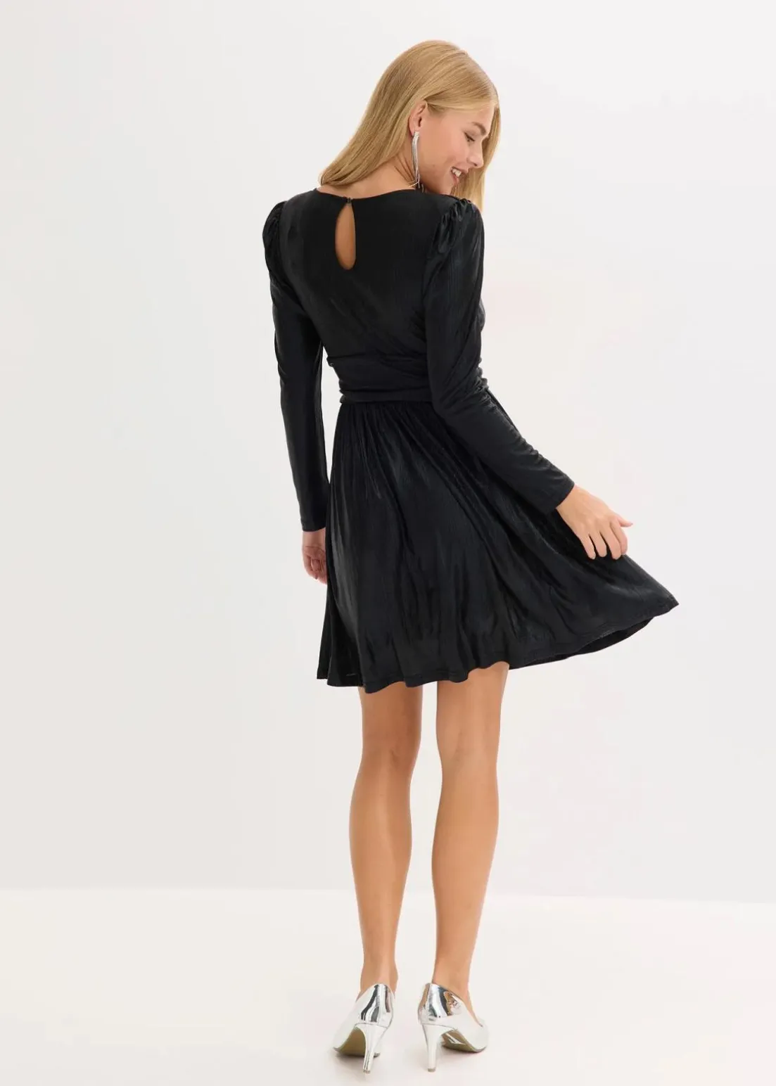 Minikleid mit Glitzer