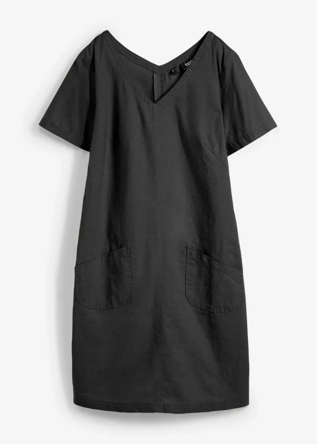 Minikleid mit Leinen