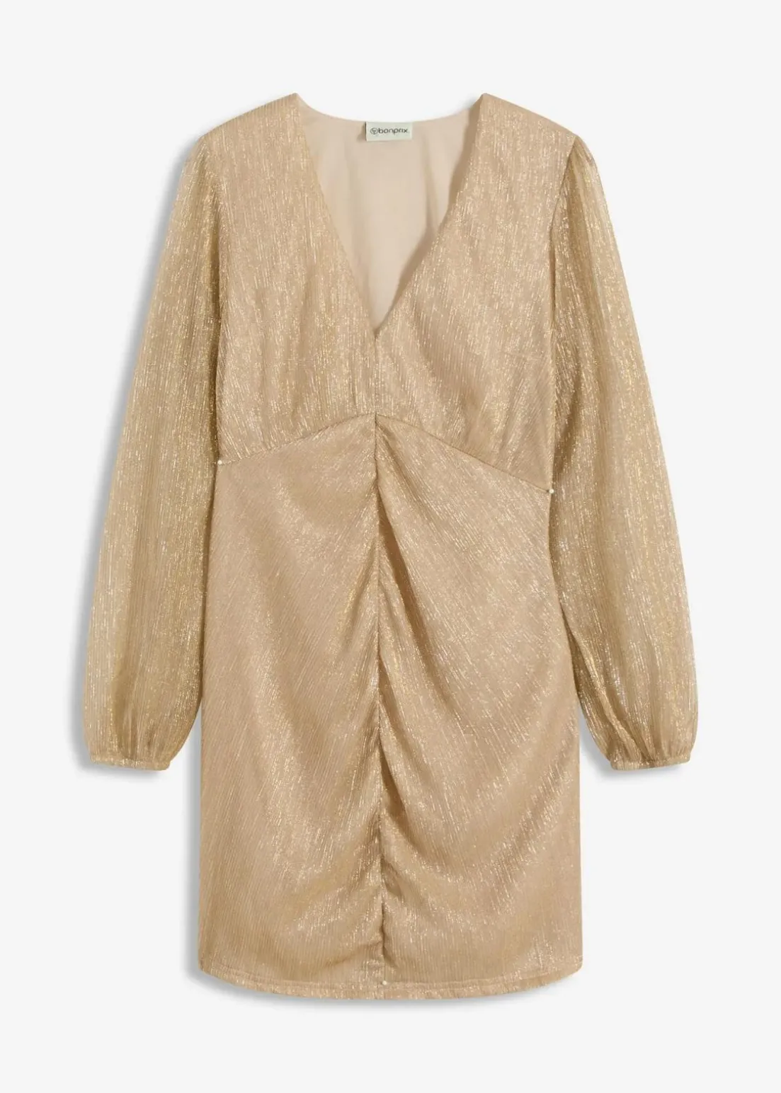 Minikleid mit Raffung