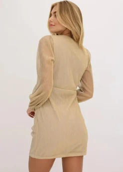 Minikleid mit Raffung