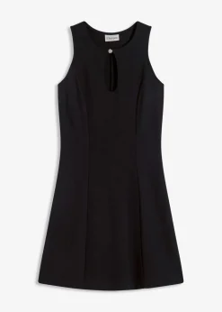 Minikleid mit Schmuck-Knopf