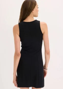 Minikleid mit Schmuck-Knopf