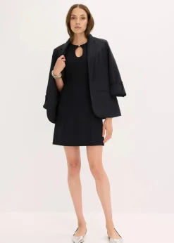 Minikleid mit Schmuck-Knopf