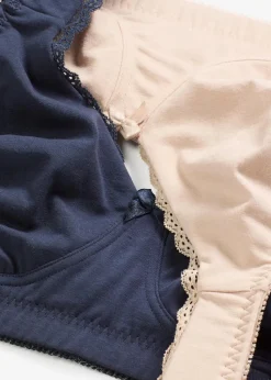 Minimizer T-Shirt-BH ohne Bügel mit Bio-Baumwolle (2er Pack)