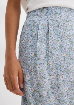 Minirock aus fließender Viskose