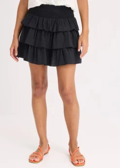 Minirock aus reiner Baumwolle