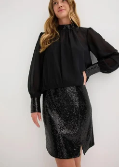 Minirock mit Pailletten