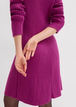 Mini-Strickkleid aus softem Viskose-Mix