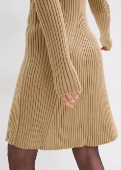 Mini-Strickkleid aus softem Viskose-Mix