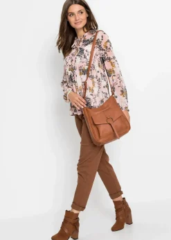 Mittelgroße Umhängetasche mit Schnallendetail