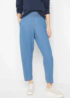 Mom-Jeans High Waist, Bio-Baumwolle