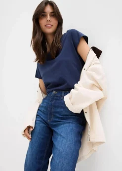 Mom-Jeans High Waist, cropped