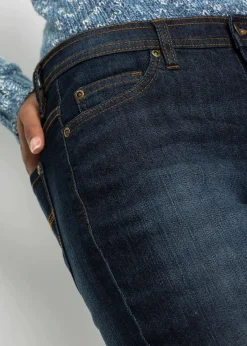 Mom-Jeans Mid Waist, Komfort-Stretch