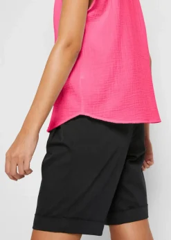 Musselin-Blusentop aus reiner Baumwolle