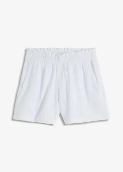 Musselin-Shorts aus reiner Baumwolle