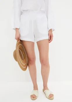 Musselin-Shorts aus reiner Baumwolle