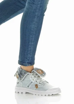 Mustang High-Top-Sneaker aus Baumwoll-Canvas