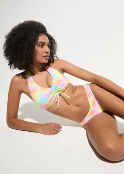 Neckholder-Bikini mit Raffung (2-tlg.Set)