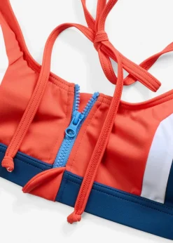 Neckholder-Bikini mit Reißverschluss (2-tlg.Set)