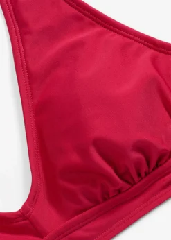 Neckholder-Bikinioberteil mit V-Ausschnitt