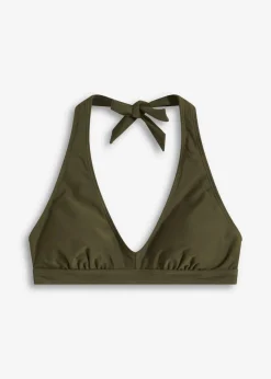 Neckholder-Bikinioberteil mit V-Ausschnitt