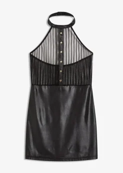 Neckholderkleid mit Wetlook