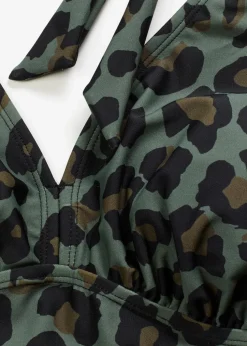 Neckholder-Tankinioberteil mit V-Ausschnitt