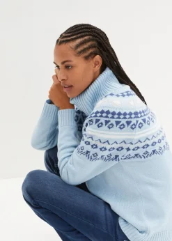 Norweger-Rollkragenpullover