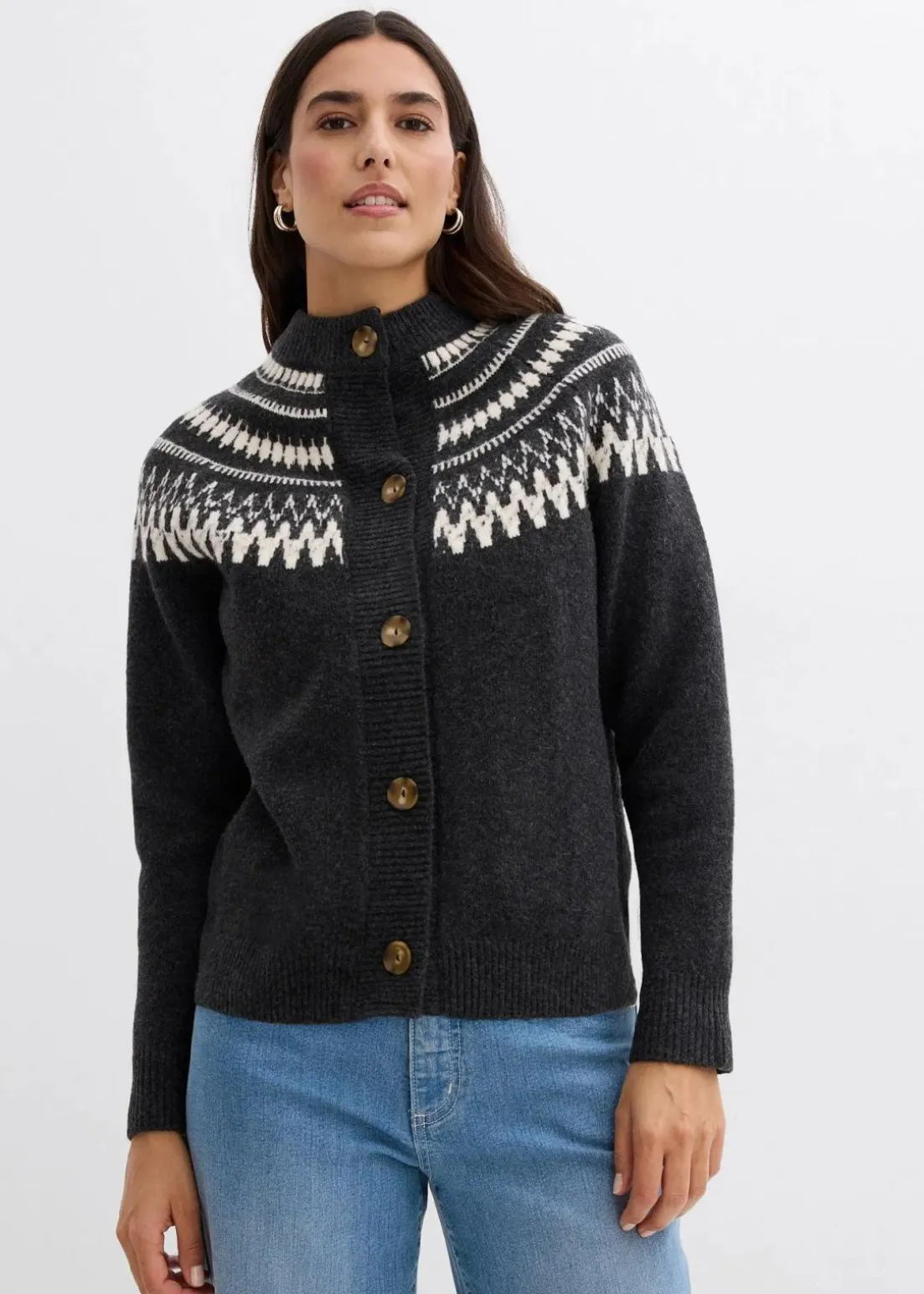 Norweger-Strickjacke