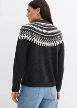 Norweger-Strickjacke