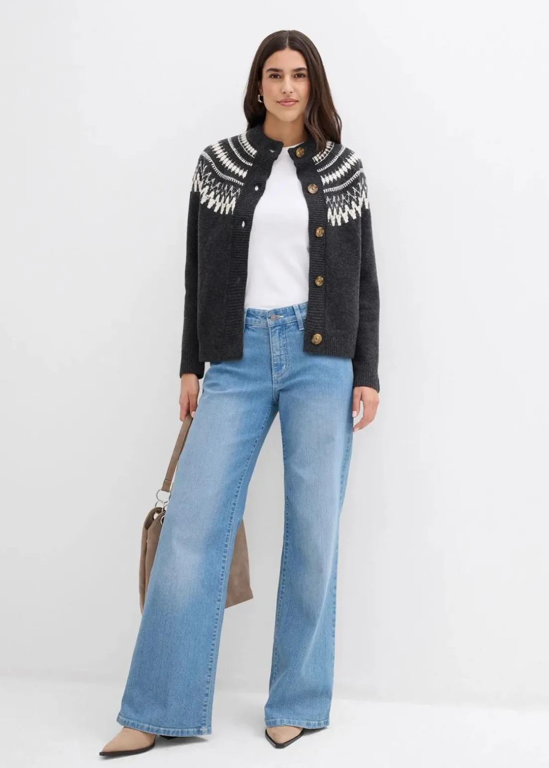 Norweger-Strickjacke