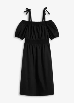 Off-Shoulder-Kleid aus reiner Bio-Baumwolle