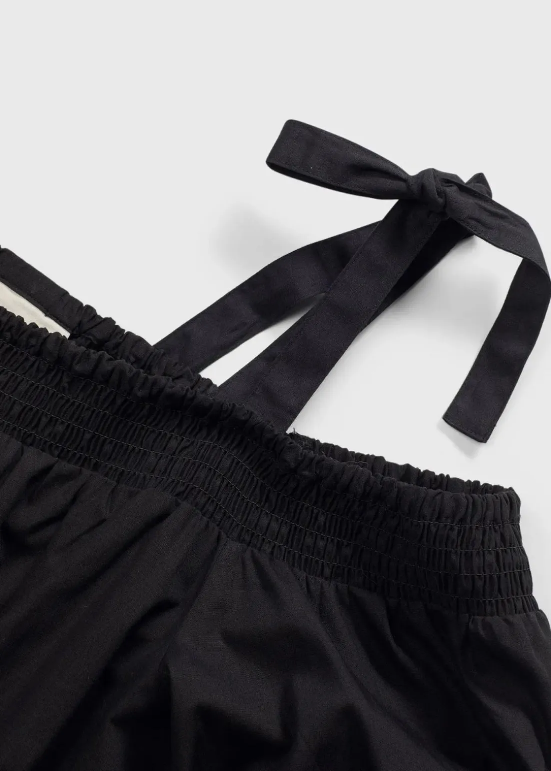 Off-Shoulder-Kleid aus reiner Bio-Baumwolle