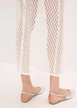 Off-Shoulder-Kleid mit Spitze