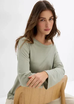 Off-Shoulder-Shirt aus softem Modal-Mix