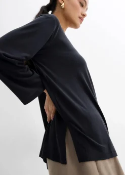 Off-Shoulder-Shirt aus softem Modal-Mix