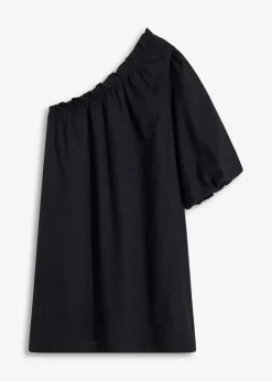 One-Shoulder-Kleid aus Baumwolle