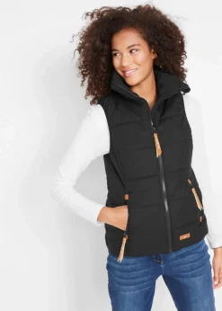 Outdoor-Weste mit Stehkragen